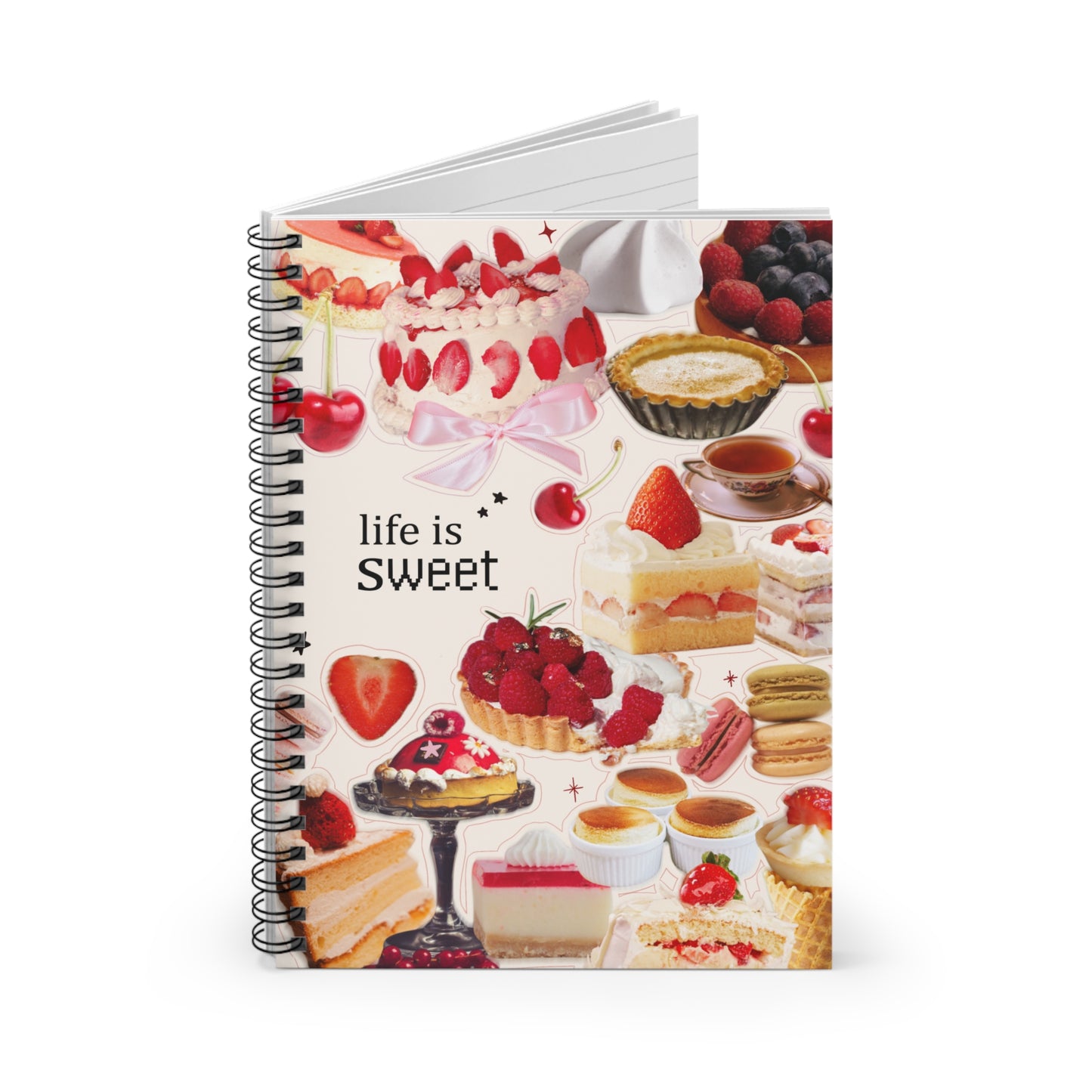 Sweet Life Spiral Notebook - Perfect for Dessert Lovers & Creative Souls