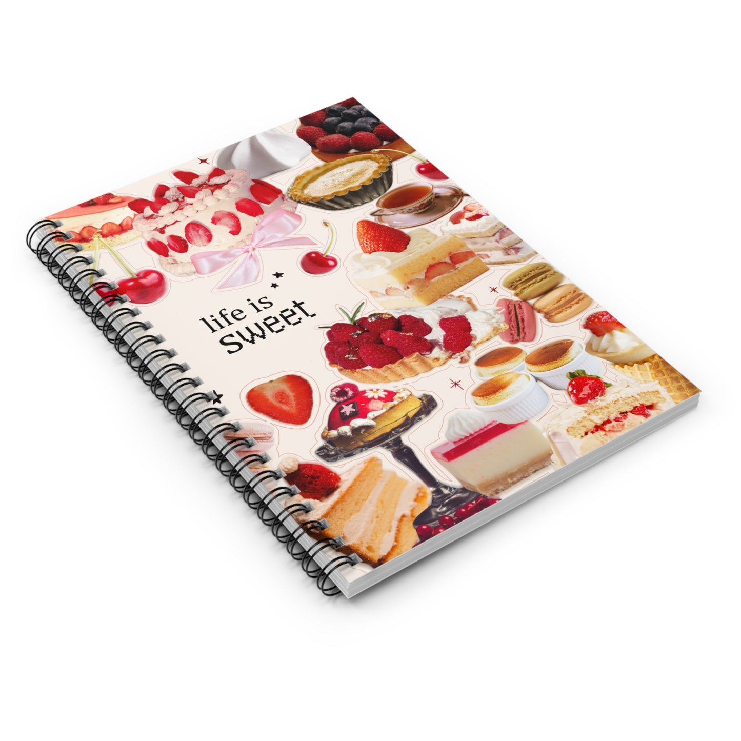 Sweet Life Spiral Notebook - Perfect for Dessert Lovers & Creative Souls