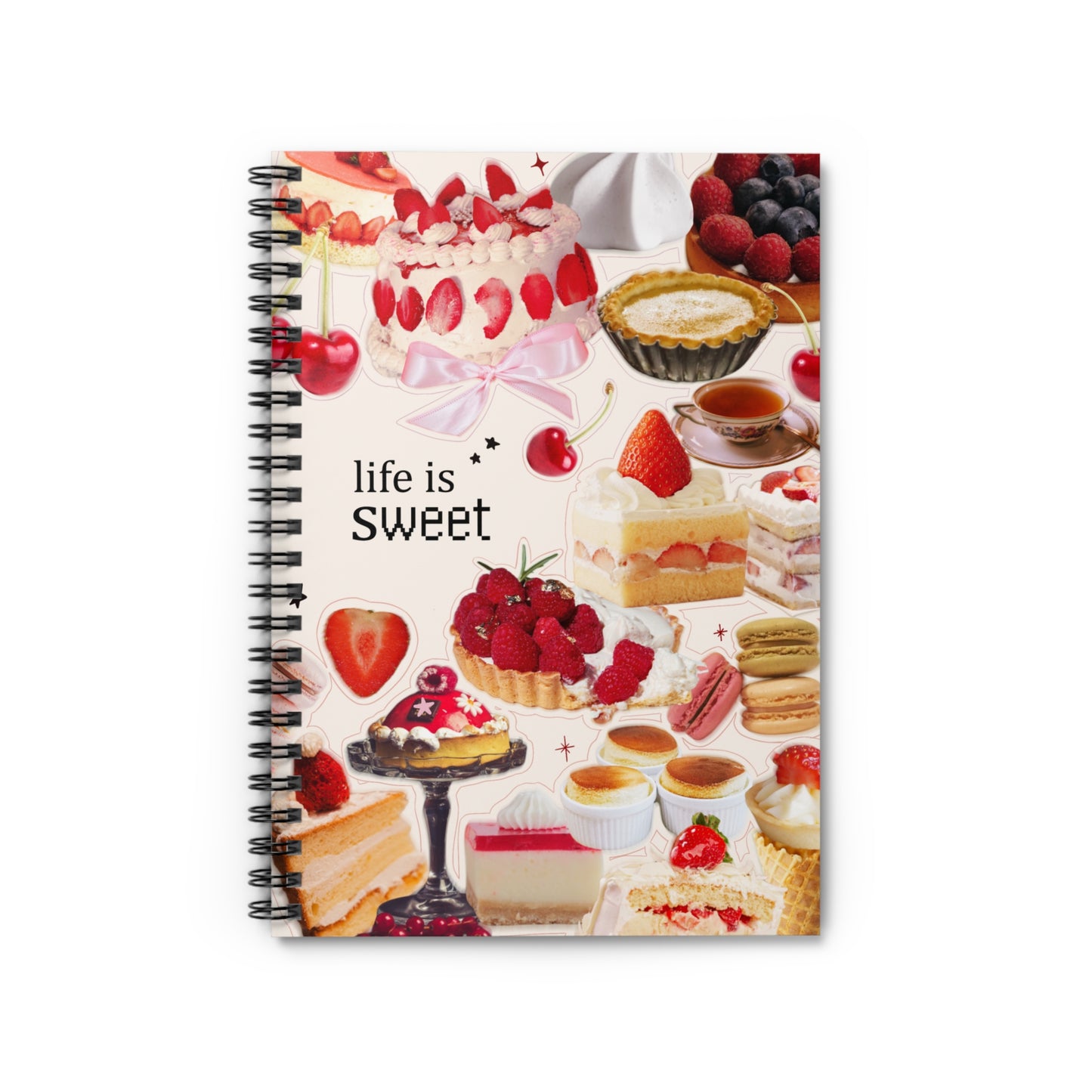 Sweet Life Spiral Notebook - Perfect for Dessert Lovers & Creative Souls